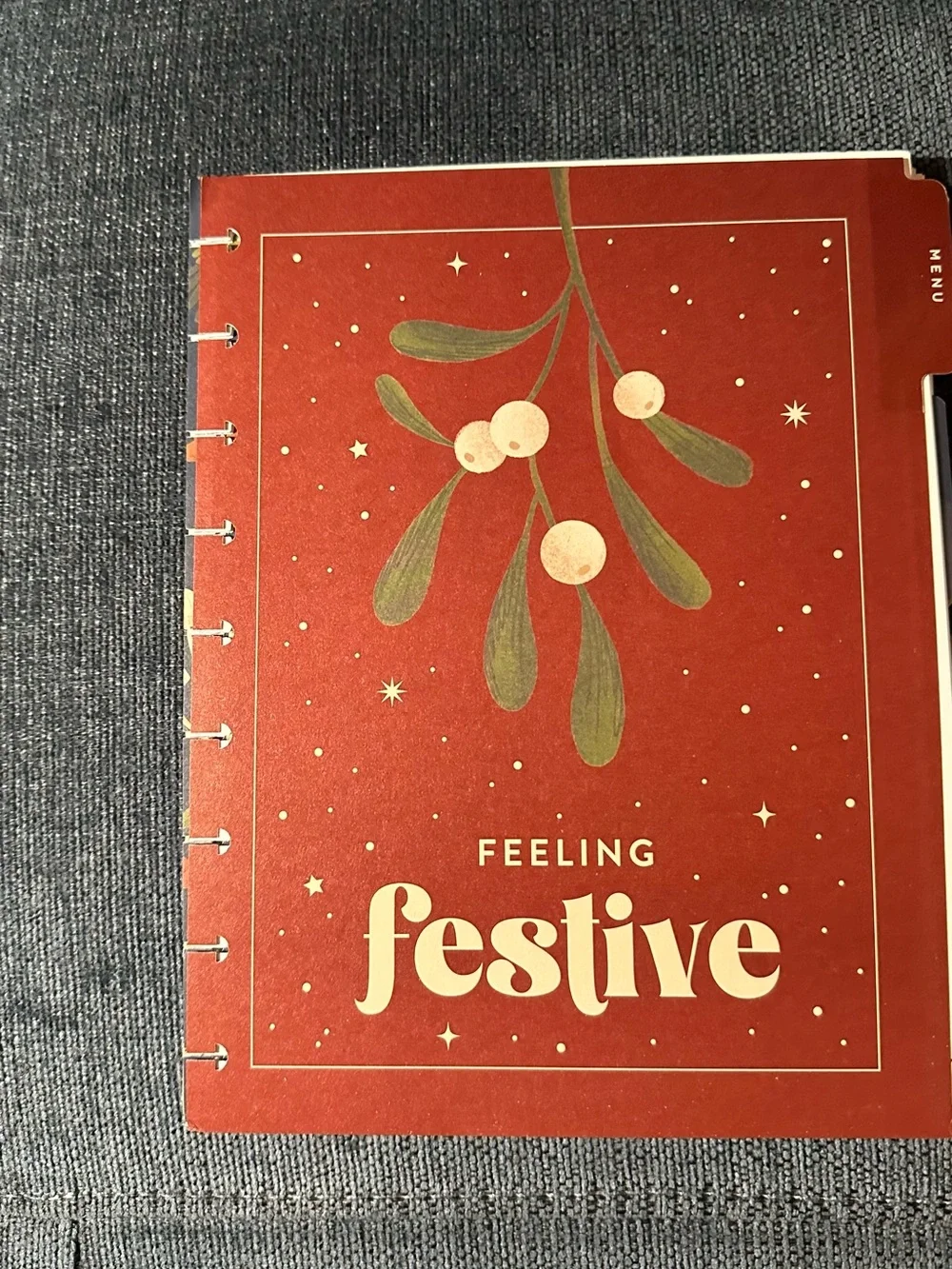 Happy Planner Red & Green Woodland Seasons Holiday Extension